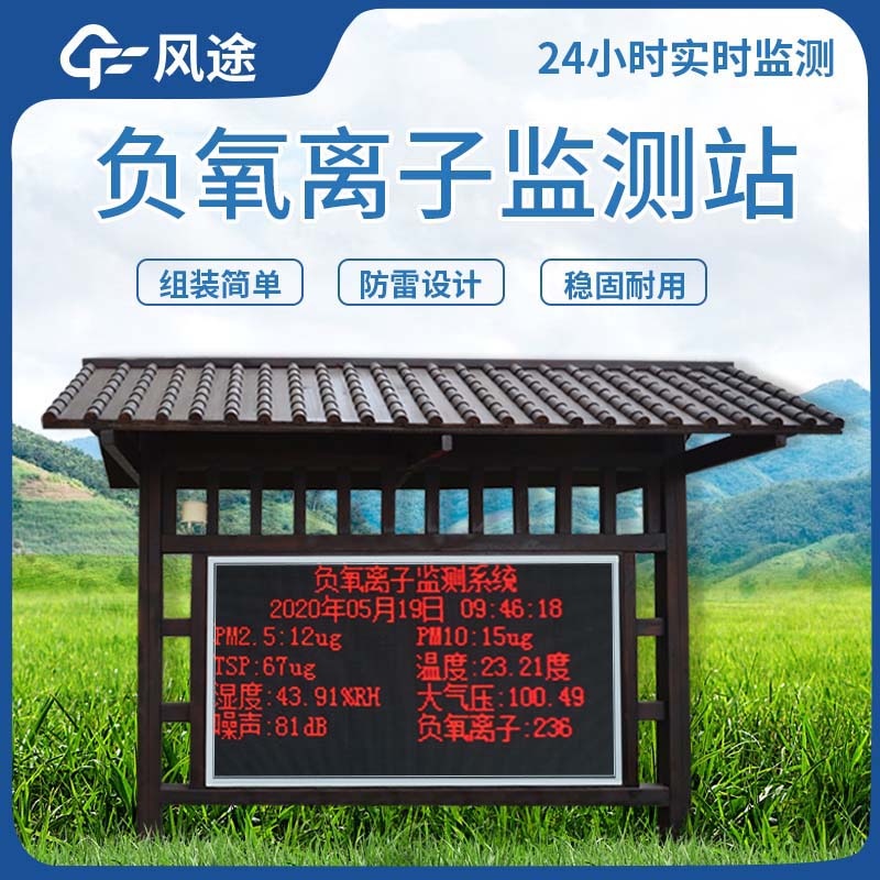 負氧離子檢測系統，增強景區競爭力